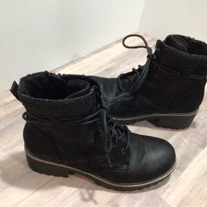 BOC Black Leather Boots